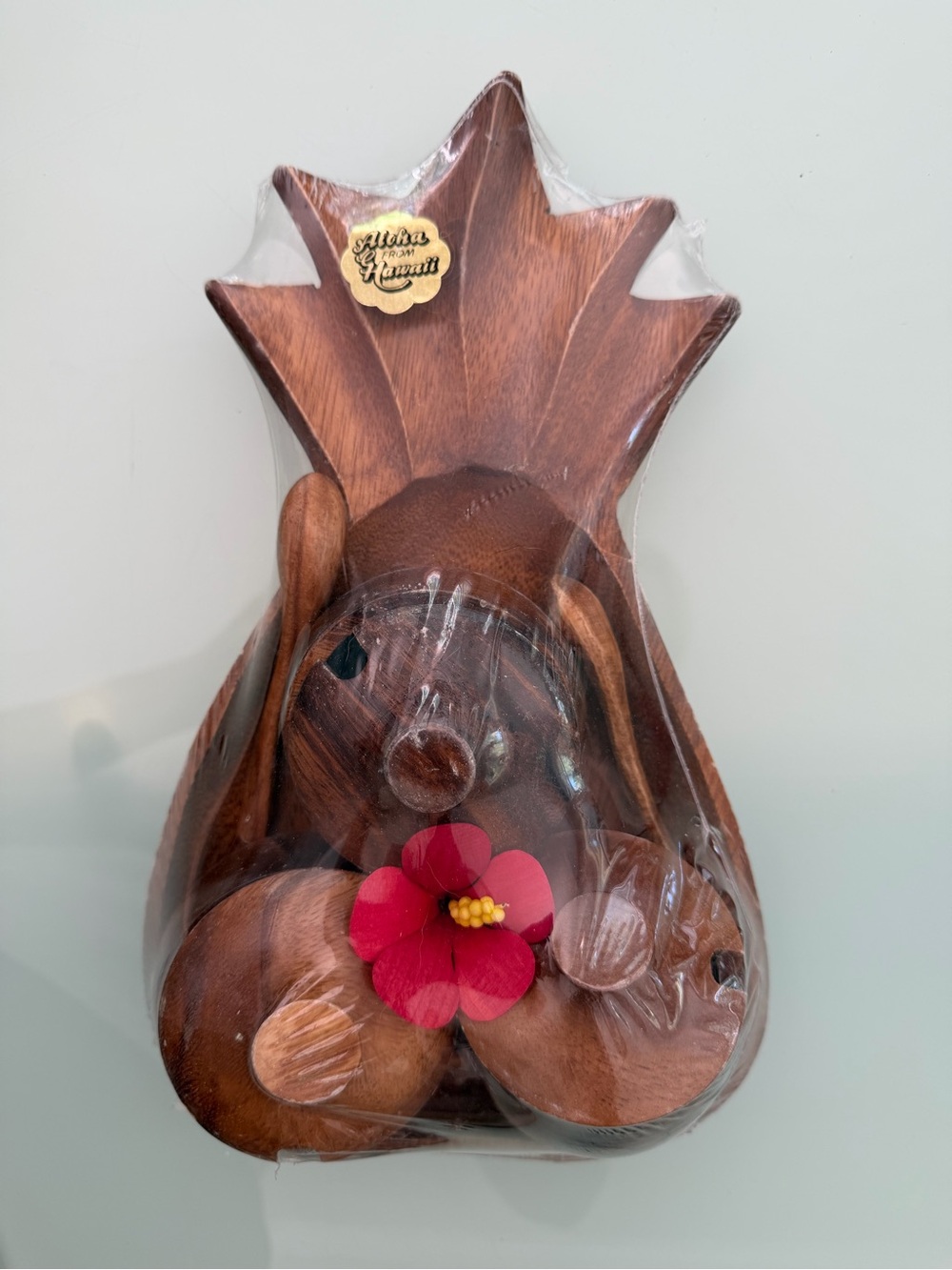 🍍Vintage MonkeyPod Pineapple & Condiment Set w/Spoons